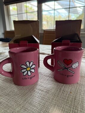Life is Good Diner Mugs